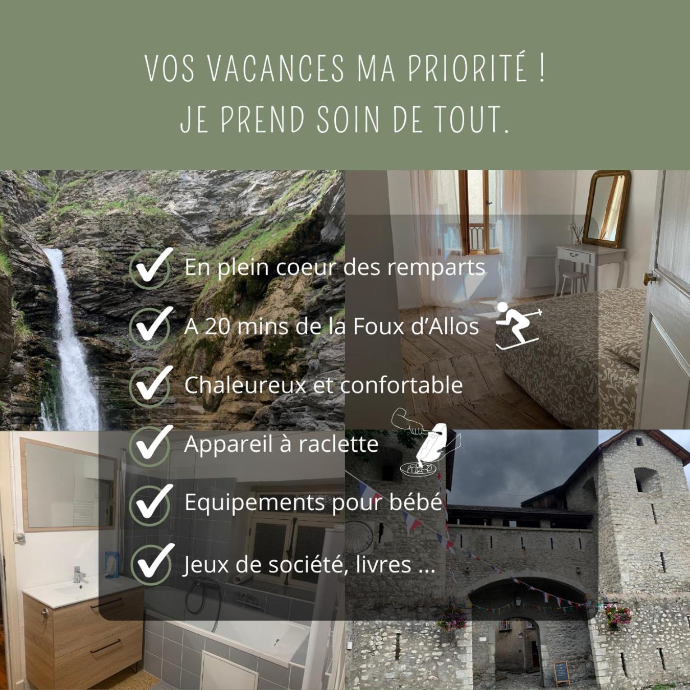 Maison Familiale Des Remparts Colmars Ngoại thất bức ảnh